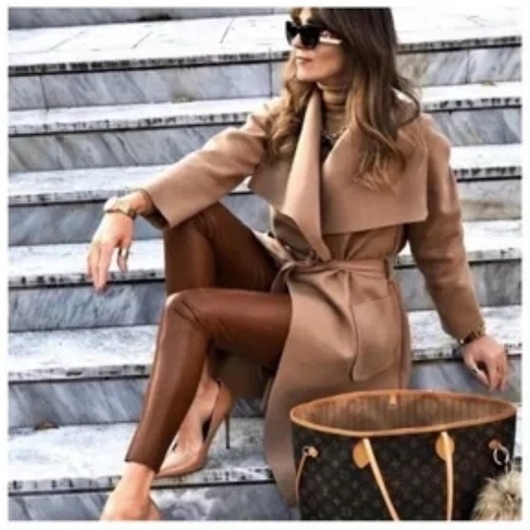 Zara Pants - ZARA Faux Leather Leggings/Pants